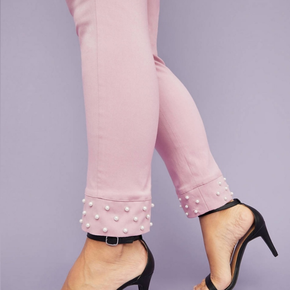 NWT Lane Bryant Aliie Stretch Ankle Pant Pearl Hem - Picture 4 of 4